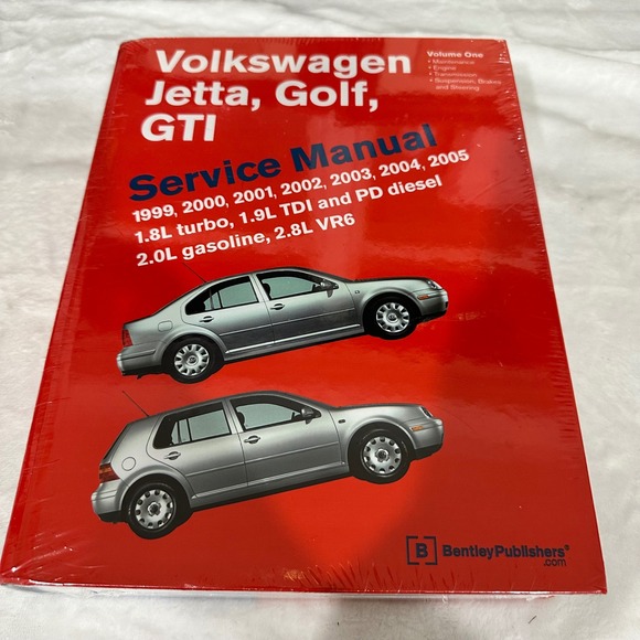 Bentley Publishers Other - Volkswagen Jetta Golf GTI 1999-2005 Service Manual Bentley Publishers Vol 1 NEW
